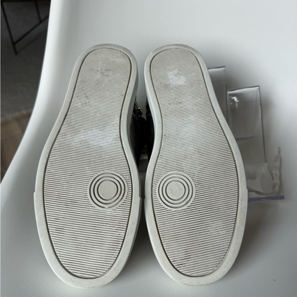 Zadig & Voltaire Women's Metallic Silver Sneakers - Picture 9 of 9